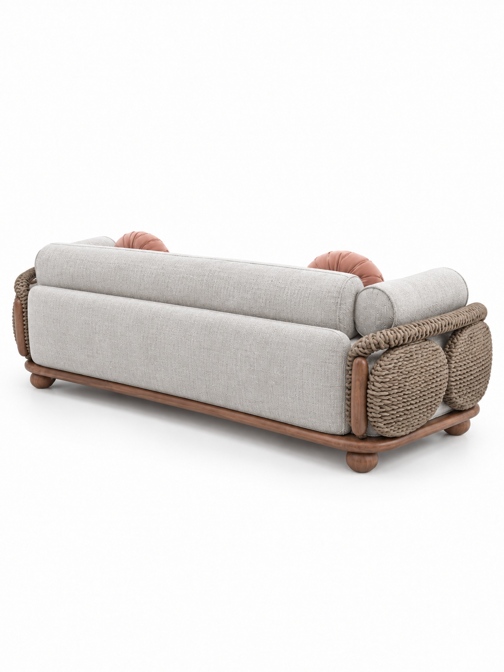 The Adelina Outdoor Sofa — Luxury Woven Lounge Sofa