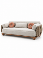 The Adelina Outdoor Sofa — Luxury Woven Lounge Sofa