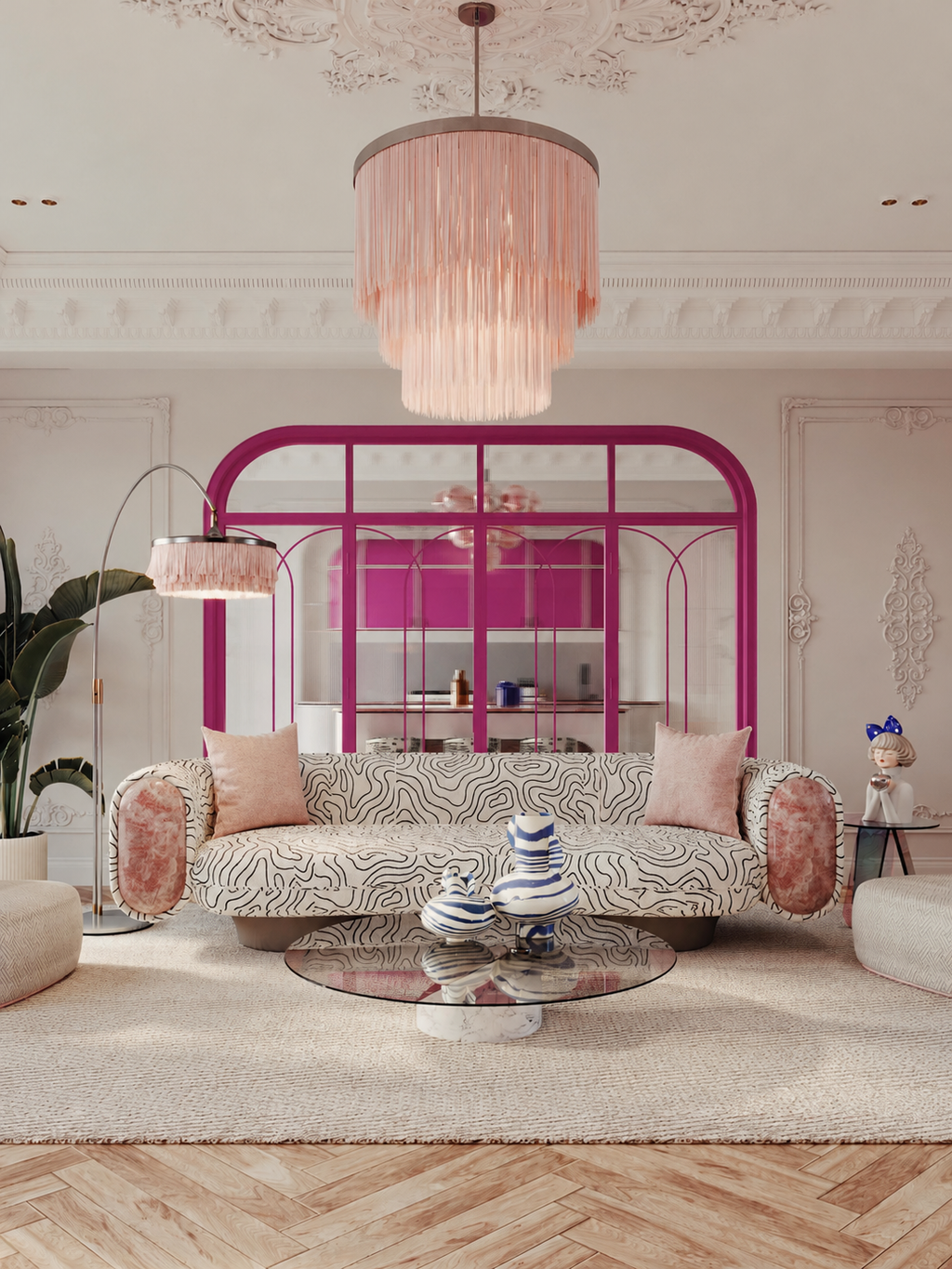 The Yasmine Sofa — Luxury 3+1 Seater Sofa Set