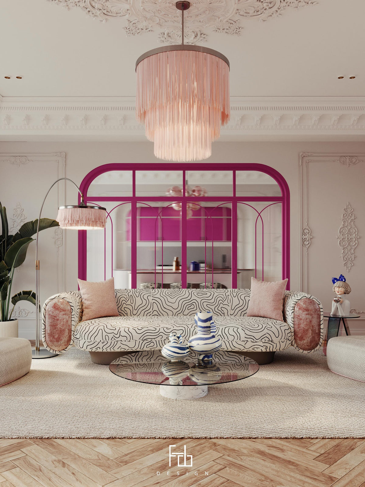 The Yasmine Sofa — Luxury 3+2 Seater Sofa Set
