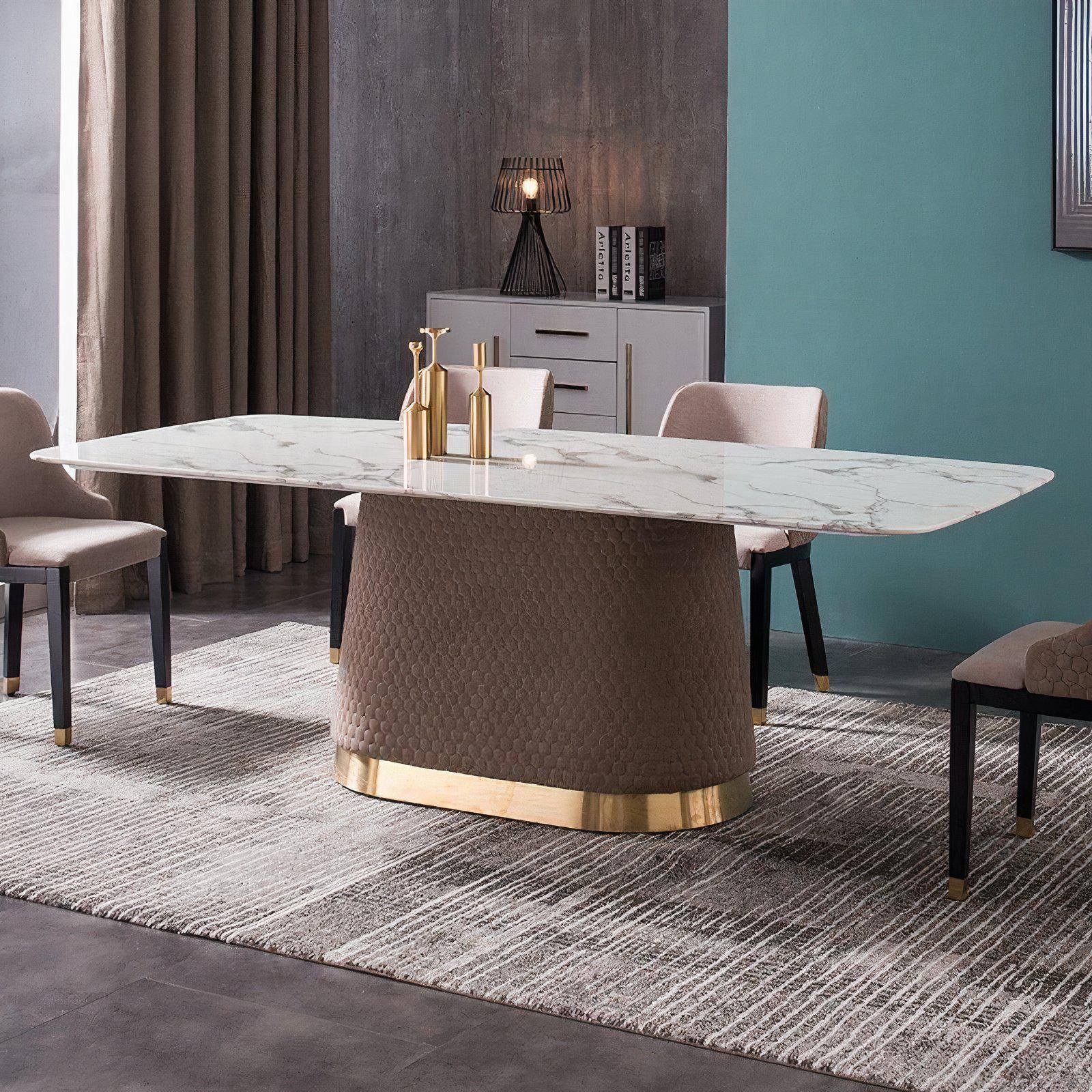 Elevar Modern Luxury Dining Set With Bench