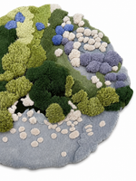 The Riverstone Rug — Luxury Hand-Tufted Organic Landscape Area Rug
