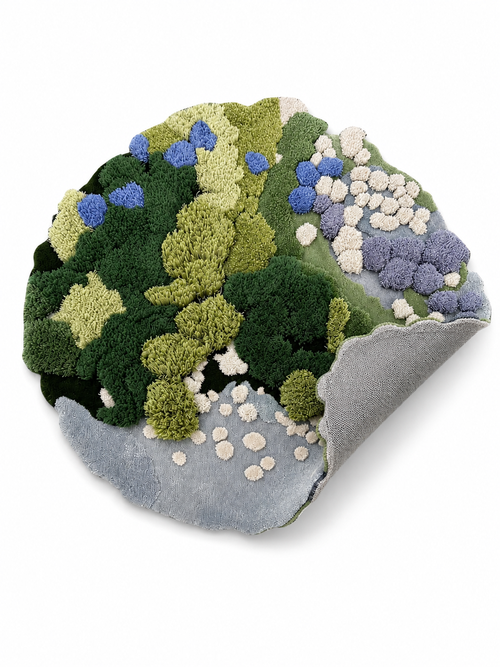 The Riverstone Rug — Luxury Hand-Tufted Organic Landscape Area Rug