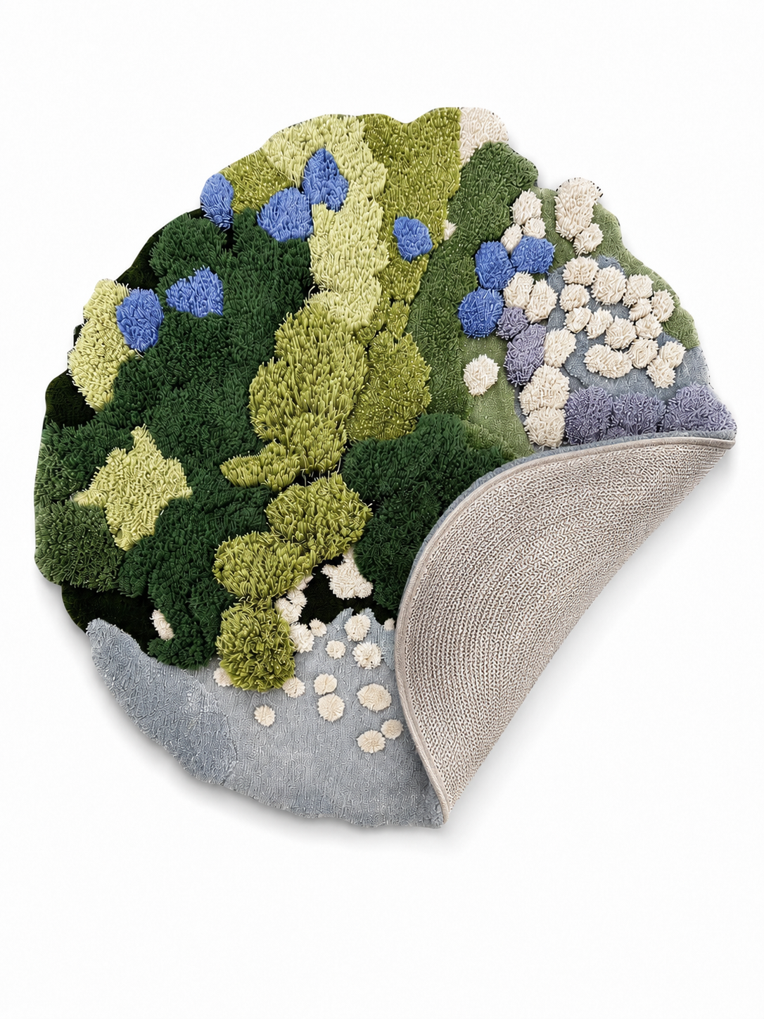 The Riverstone Rug — Luxury Hand-Tufted Organic Landscape Area Rug