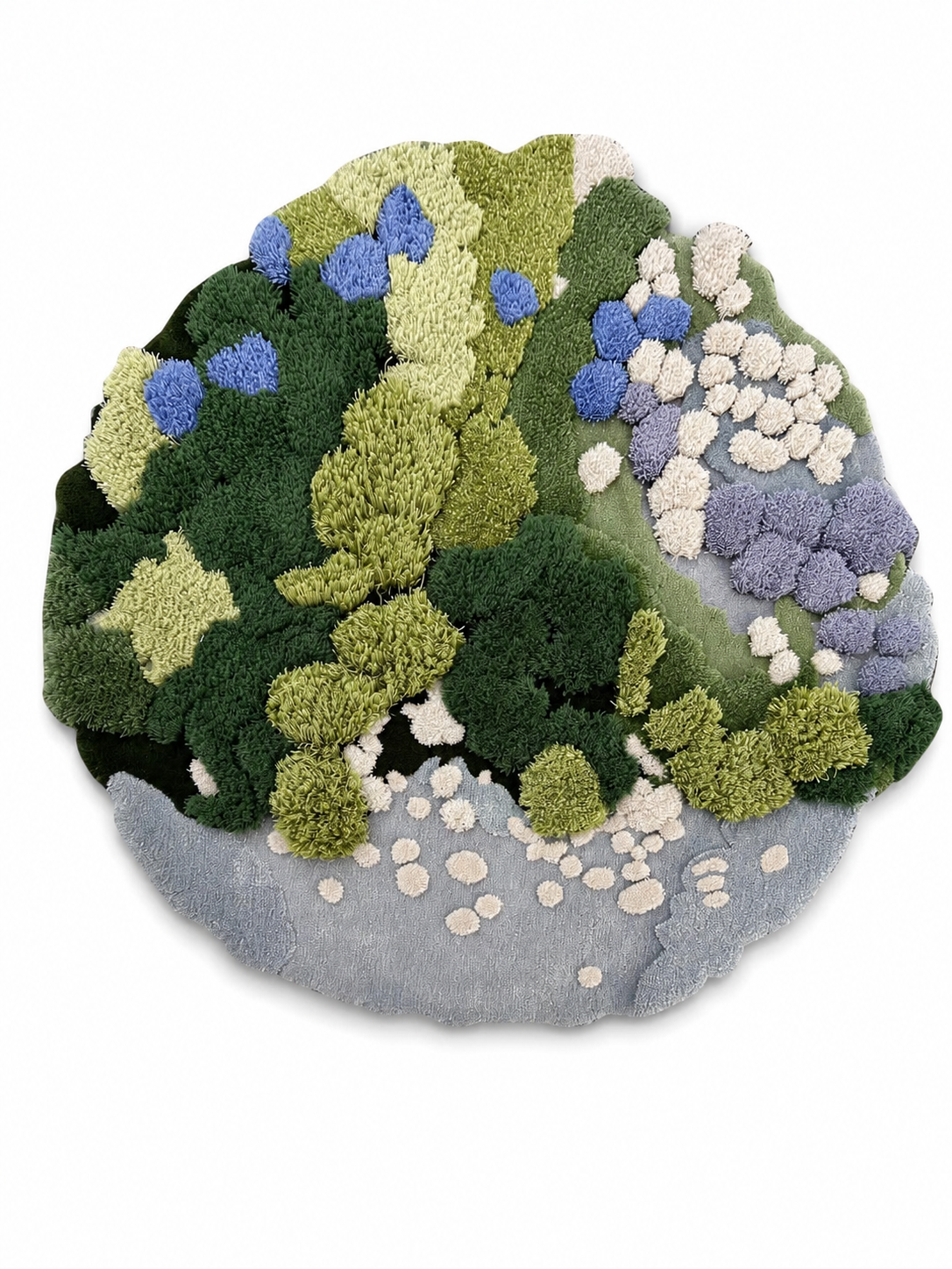 The Riverstone Rug — Luxury Hand-Tufted Organic Landscape Area Rug
