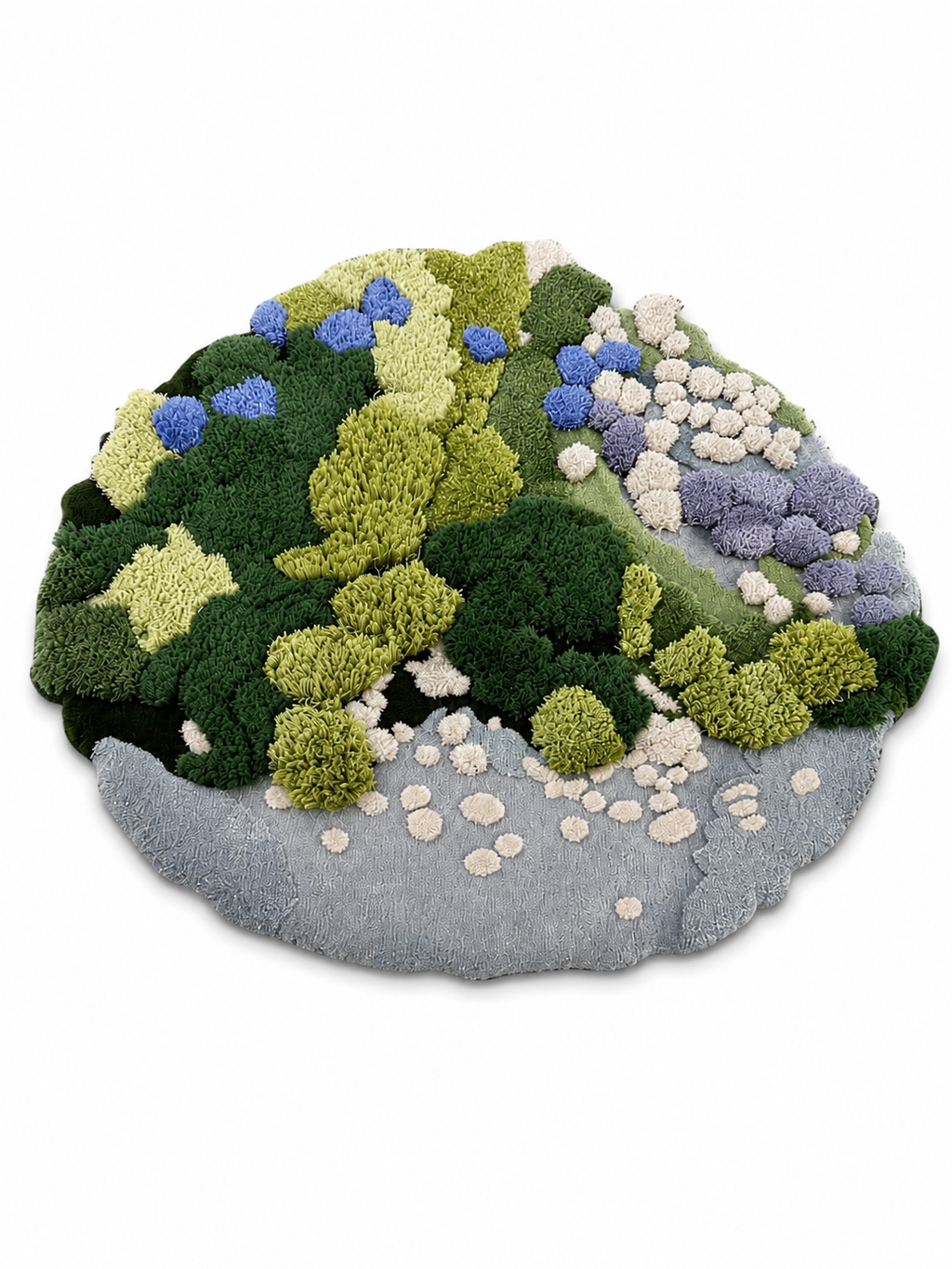 The Riverstone Rug — Luxury Hand-Tufted Organic Landscape Area Rug