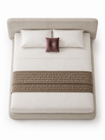 The Ravelle Bed — Luxury Bouclé Upholstered Bed