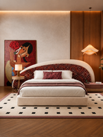 The Gavielle Bed — Luxury Sculptural Upholstered Bed