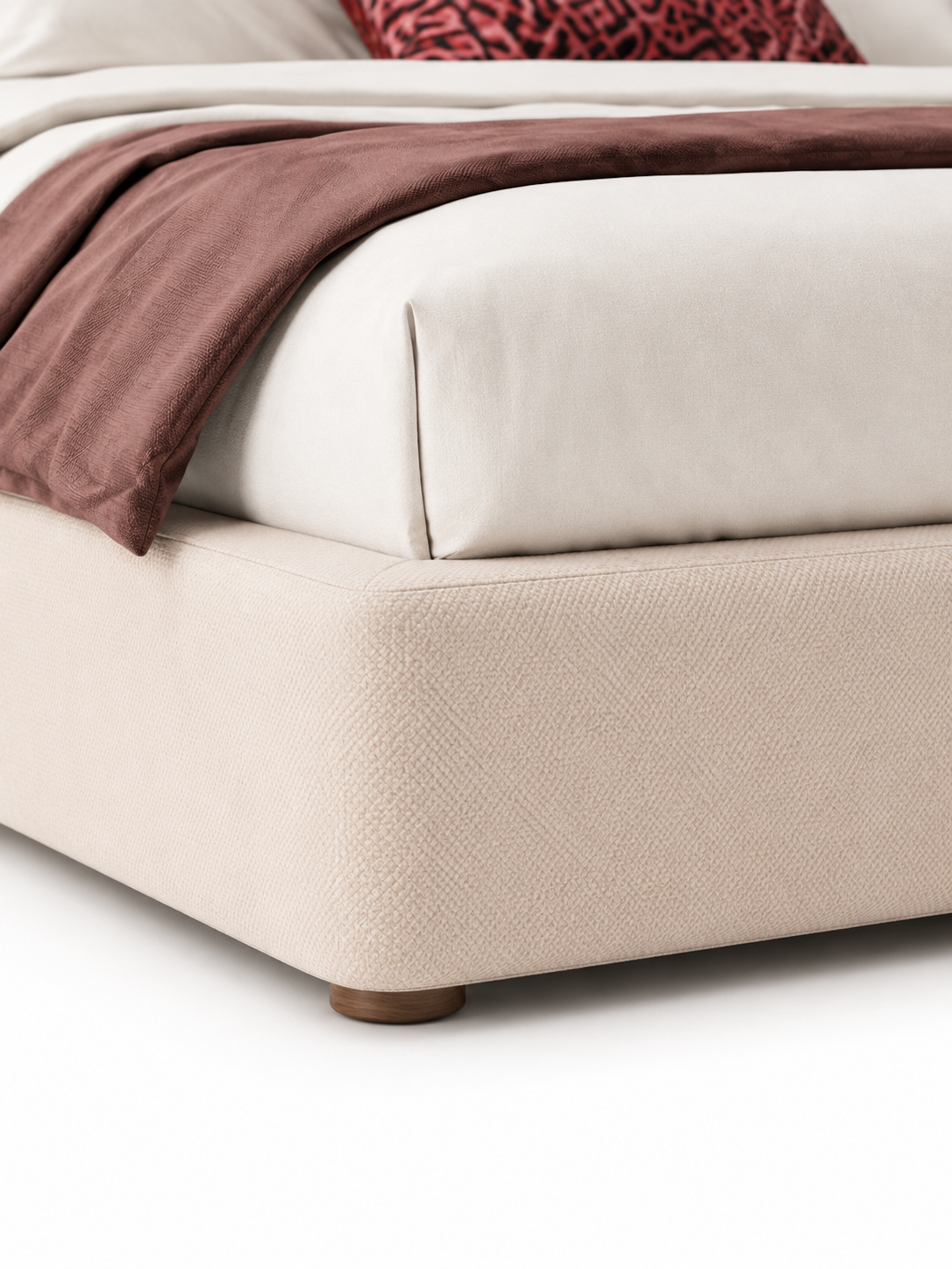 The Gavielle Bed — Luxury Sculptural Upholstered Bed