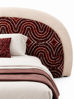 The Gavielle Bed — Luxury Sculptural Upholstered Bed