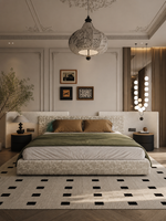 The Yveline Bed — Luxury Upholstered Platform Bed