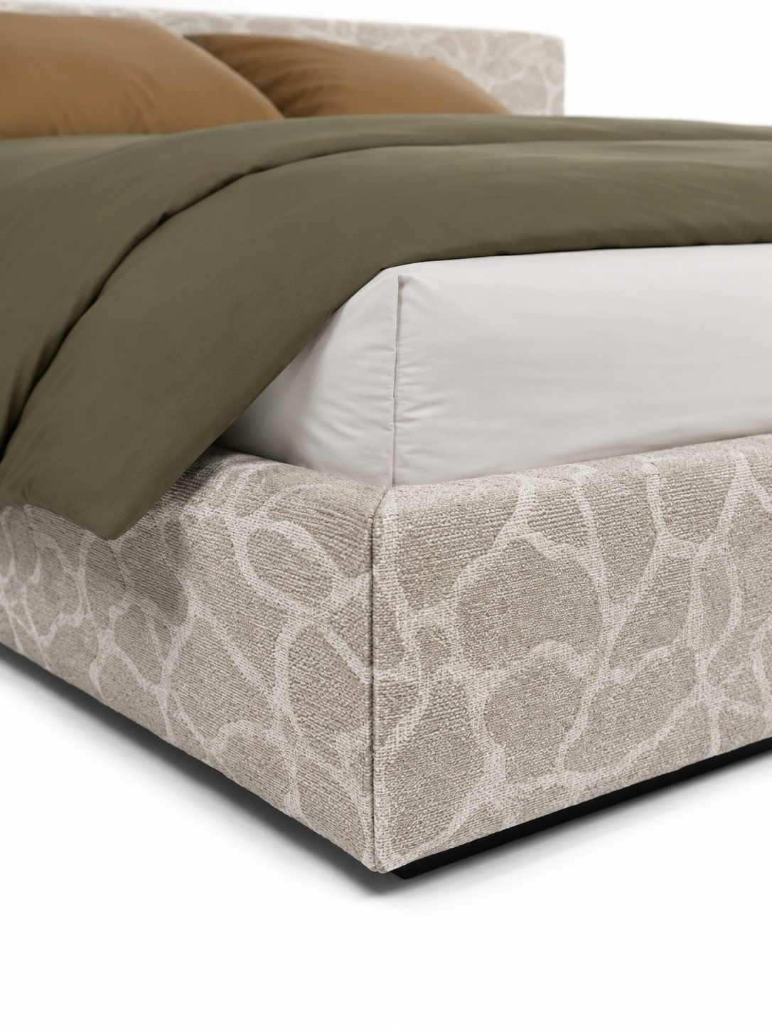 The Yveline Bed — Luxury Upholstered Platform Bed