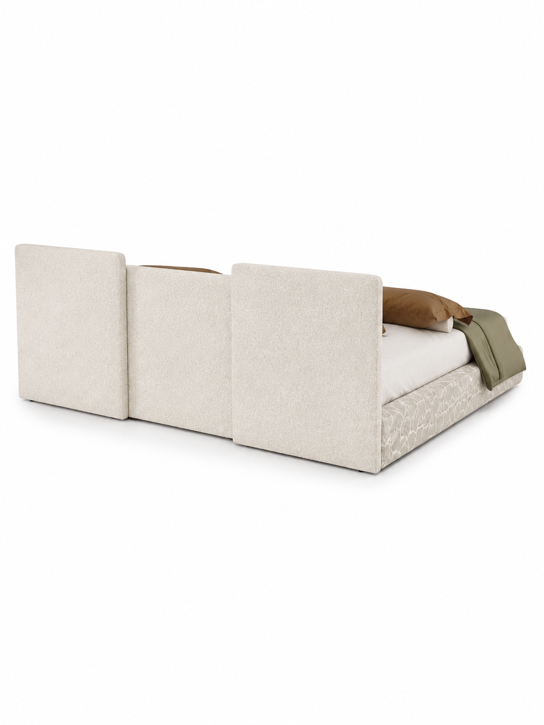 The Yveline Bed — Luxury Upholstered Platform Bed