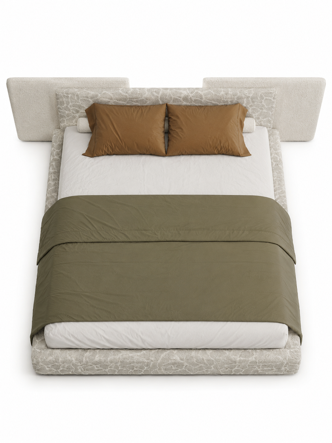 The Yveline Bed — Luxury Upholstered Platform Bed