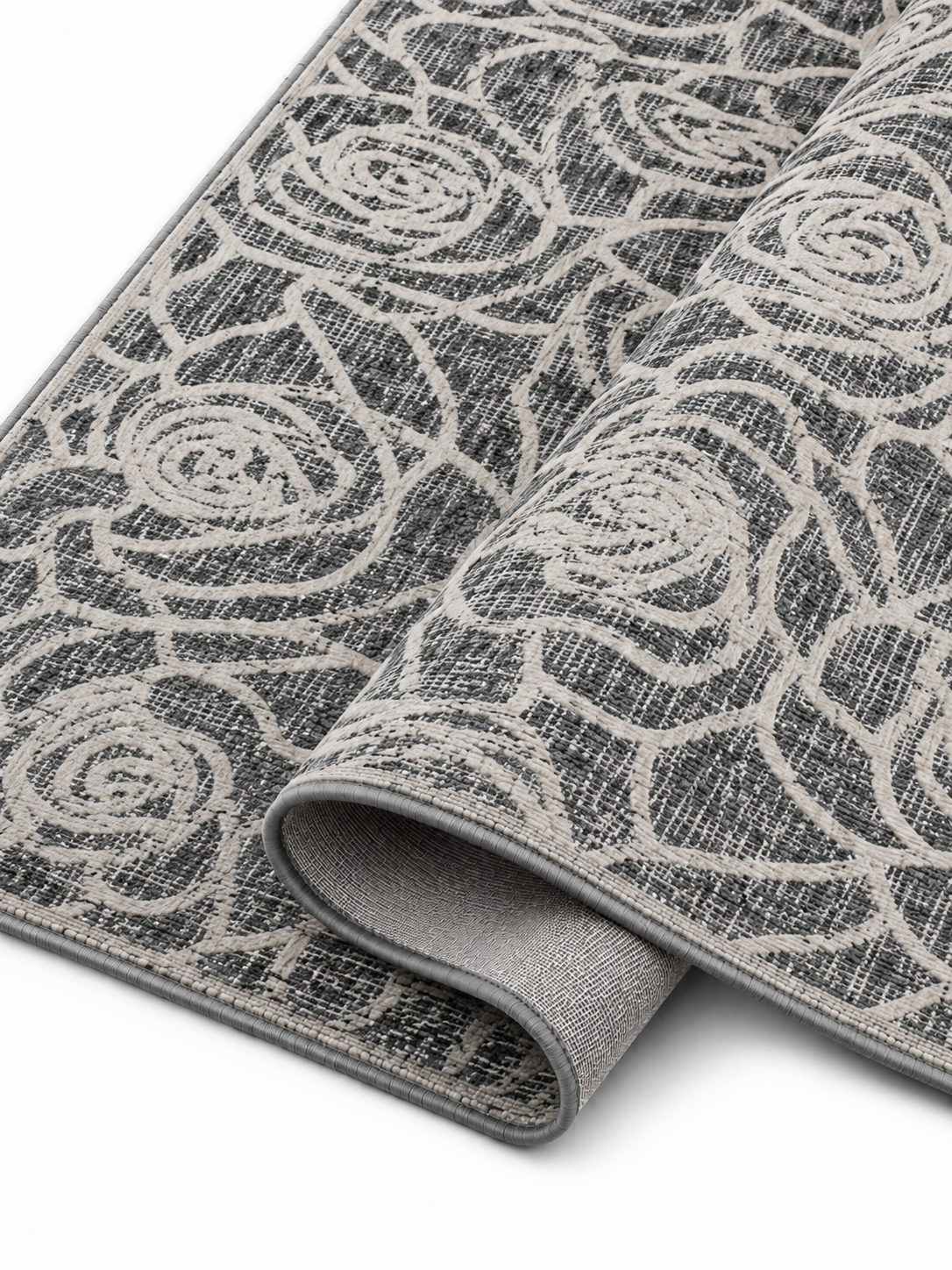The Roselle Rug — Luxury Floral Polyester Rug