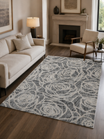 The Roselle Rug — Luxury Floral Polyester Rug