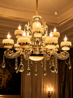 The Pavellia Royale Chandelier — Luxury Ornate Crystal Candle-Style Pendant