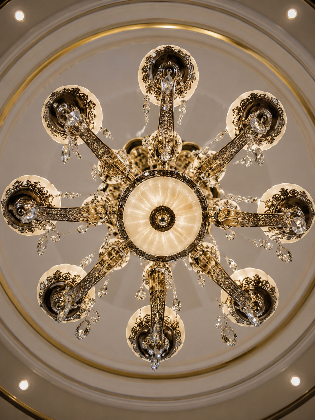 The Pavellia Royale Chandelier — Luxury Ornate Crystal Candle-Style Pendant
