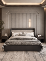 Grayoir Modern Upholstered Bed