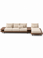 The Arven Sofa — Luxury Solid Wood Modular Chaise Sofa