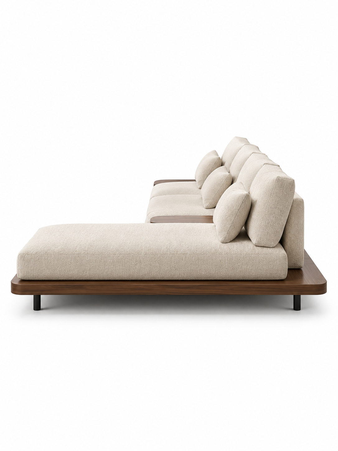 The Arven Sofa — Luxury Solid Wood Modular Chaise Sofa