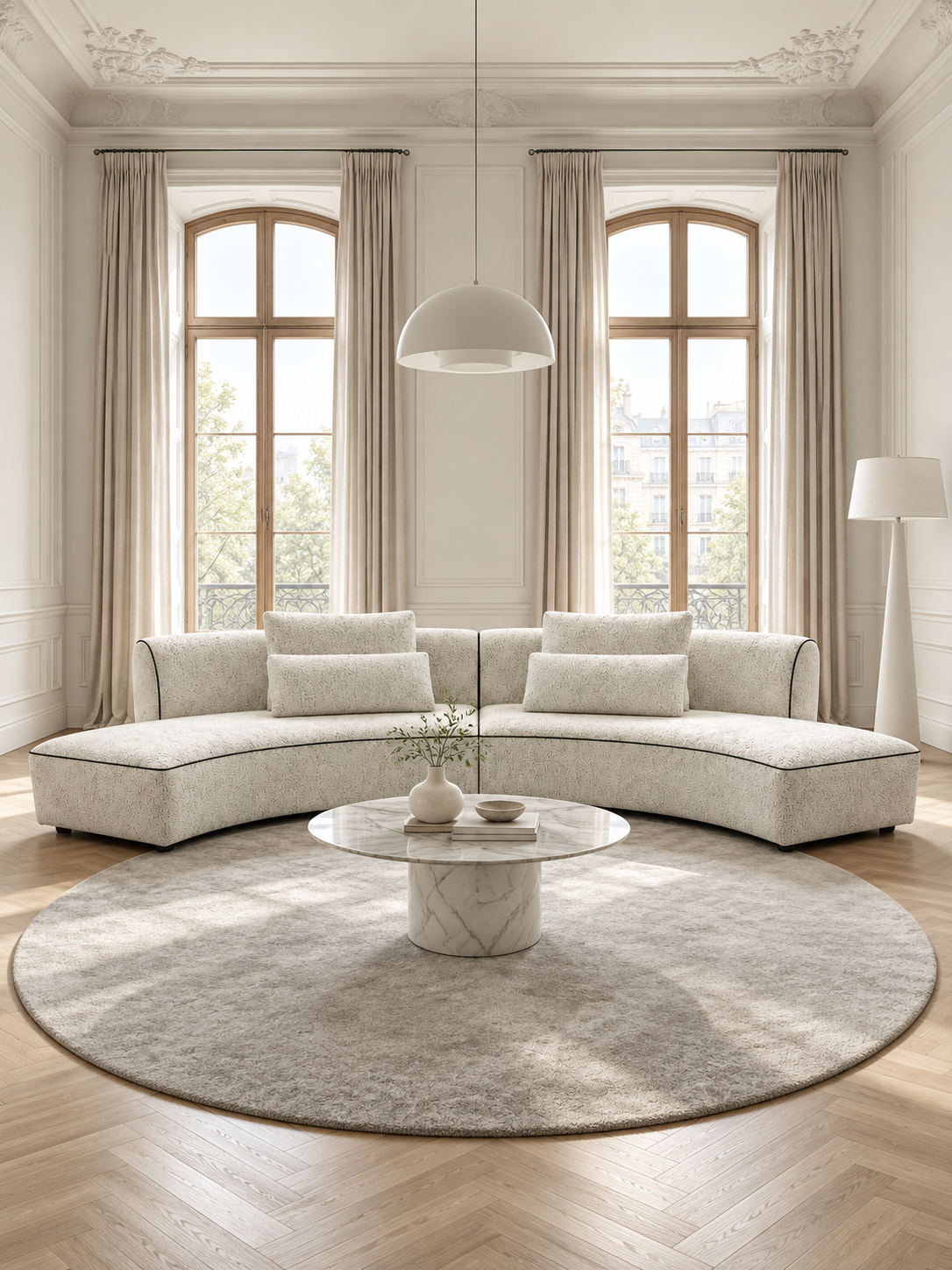 The Avyra Sofa — Luxury Modern Upholstered 3 Seater Sofa