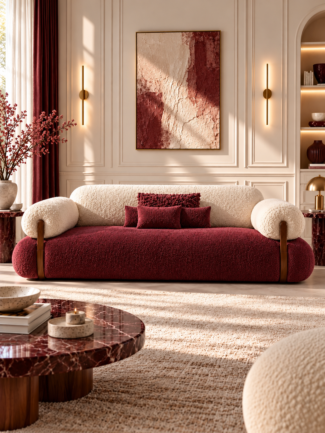 The Givora Sofa — Luxury Modern 3 Seater Sofa