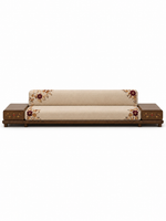 The Gulmira Sofa — Luxury Floral Wooden Sofa