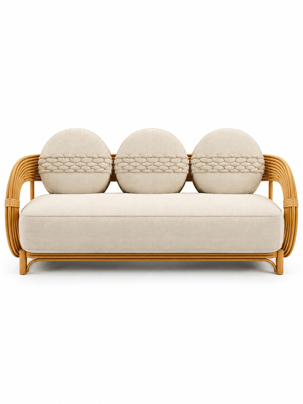 The Quil Outdoor Sofa — Luxury Woven 3 Seater Sofa