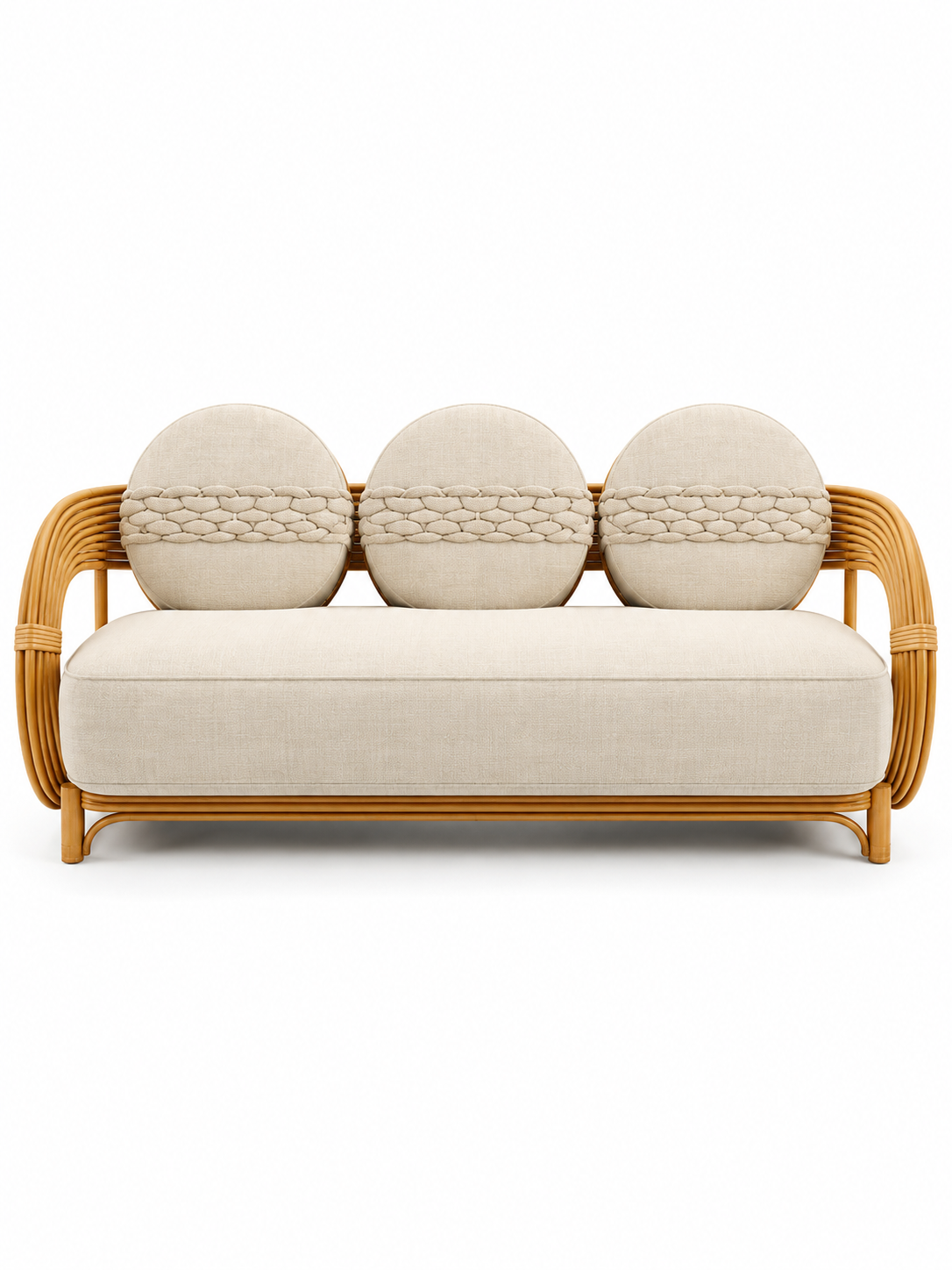The Quil Outdoor Sofa — Luxury Woven 3 Seater Sofa