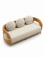 The Quil Outdoor Sofa — Luxury Woven 3 Seater Sofa