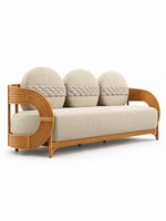 The Quil Outdoor Sofa — Luxury Woven 3 Seater Sofa
