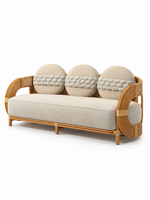 The Quil Outdoor Sofa — Luxury Woven 3 Seater Sofa