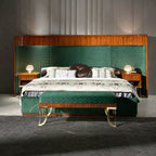 Genteel iFUR Modern Wood Bed in Gloss finish