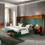Genteel iFUR Modern Wood Bed in Gloss finish
