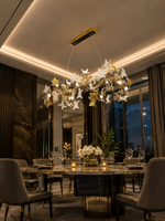 The Jalyvera Chandelier — Luxury Botanical Crystal Floral Chandelier