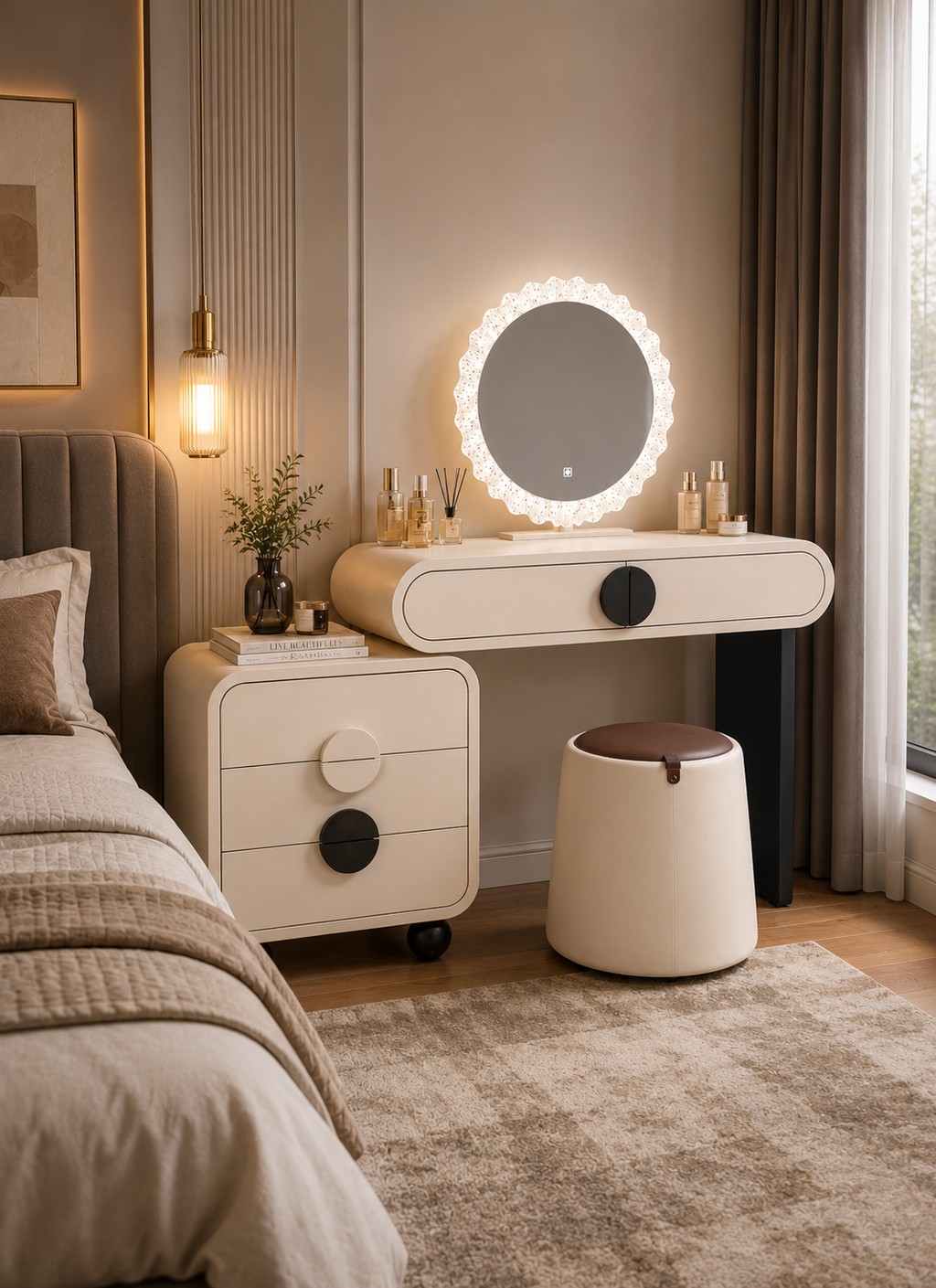 The Elantra Dressing Table — Premium Modern Vanity with Elegant Storage