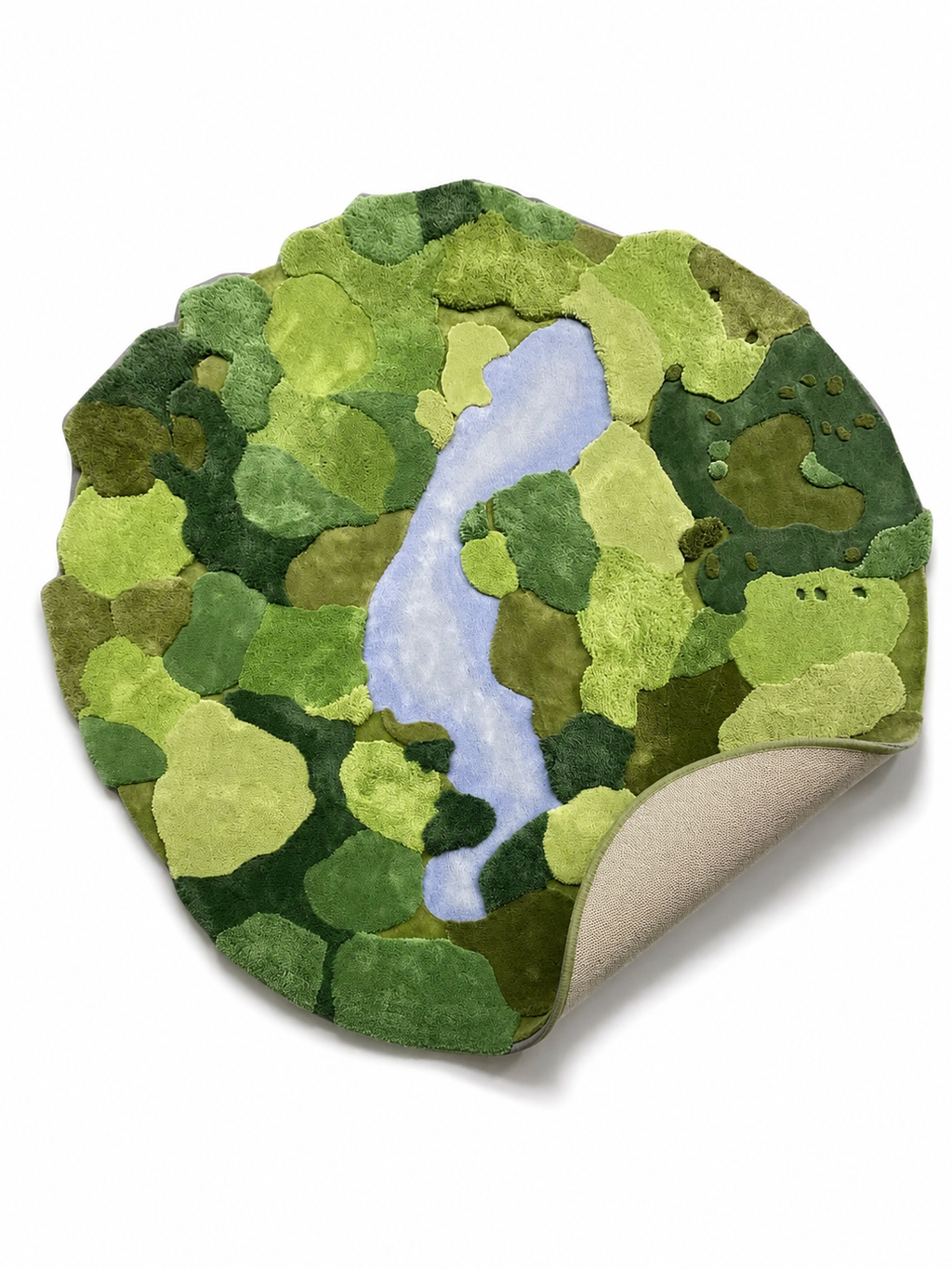 The Sylvena Rug — Luxury Hand-Tufted Botanical Abstract Area Rug