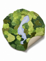 The Sylvena Rug — Luxury Hand-Tufted Botanical Abstract Area Rug