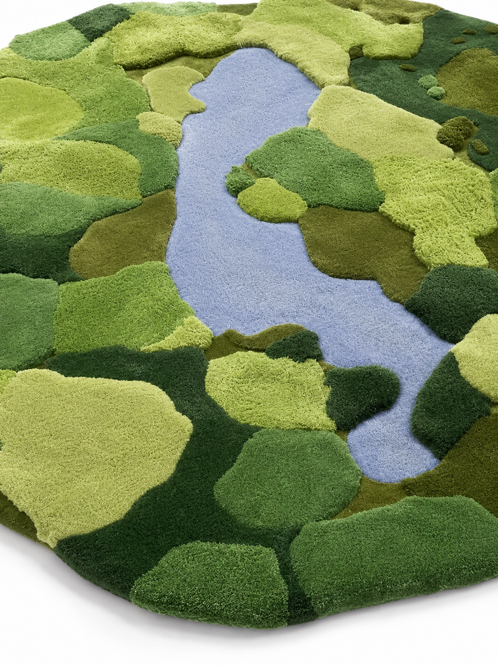 The Sylvena Rug — Luxury Hand-Tufted Botanical Abstract Area Rug