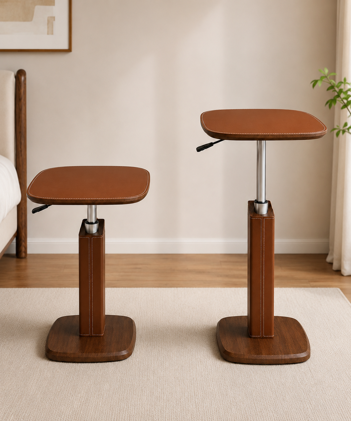 The Varello Side Table — Luxury Adjustable Accent Table