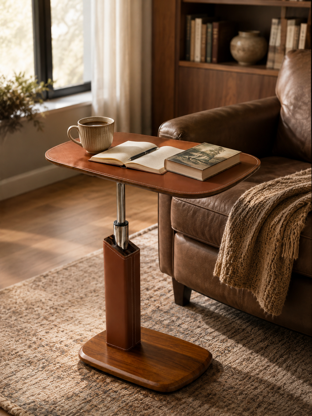 The Varello Side Table — Luxury Adjustable Accent Table
