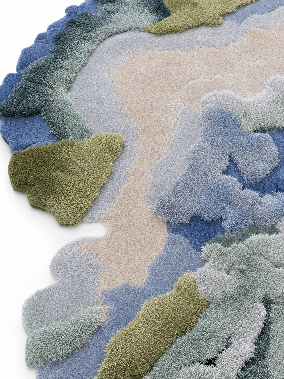 The Ivera Rug — Luxury Organic Abstract Hand-Tufted Area Rug