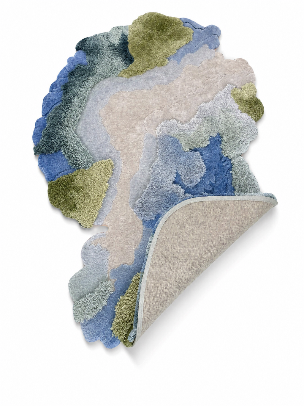 The Ivera Rug — Luxury Organic Abstract Hand-Tufted Area Rug