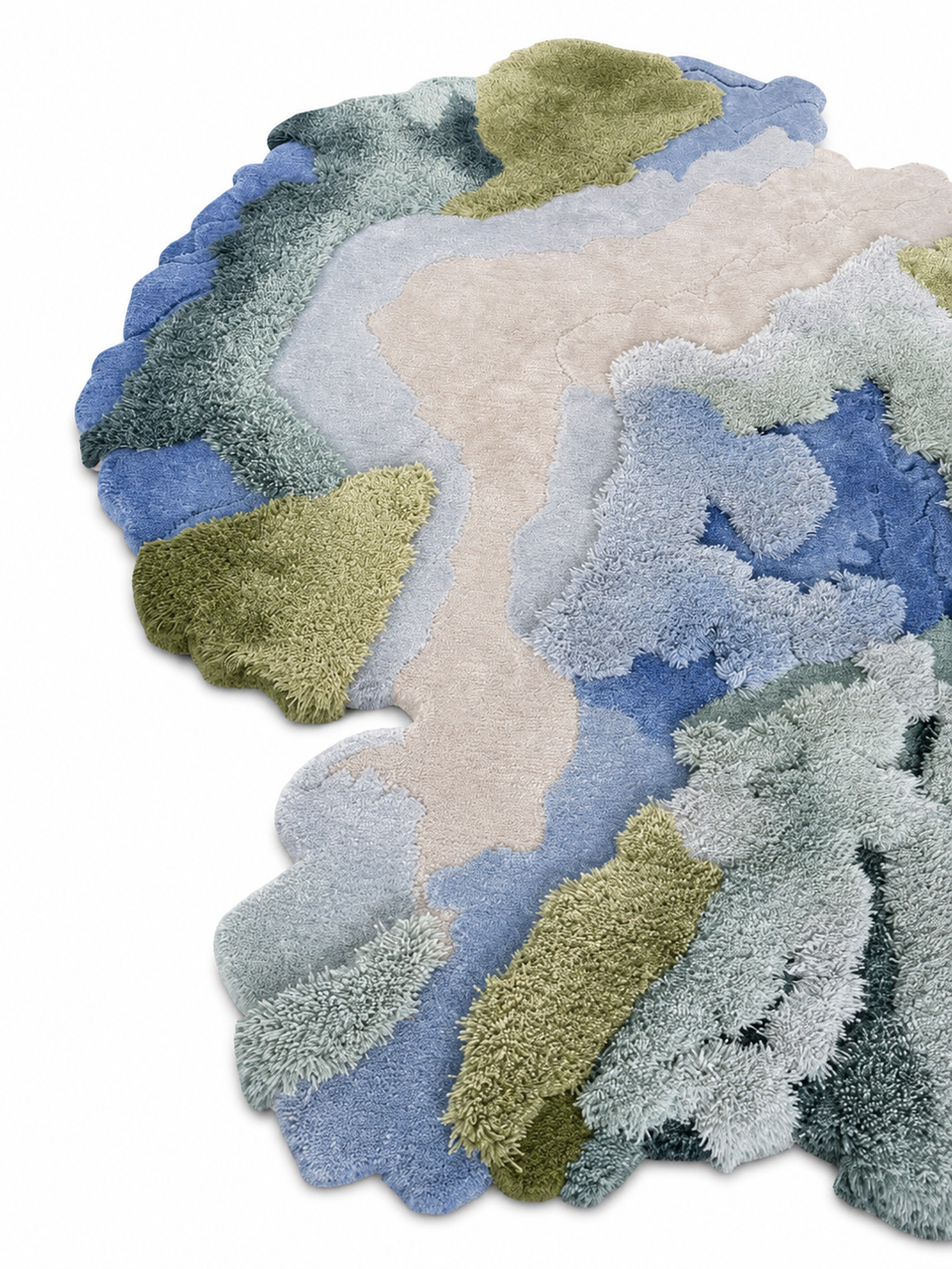 The Ivera Rug — Luxury Organic Abstract Hand-Tufted Area Rug