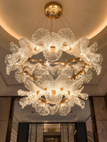 The Zorvella Orchid Chandelier — Luxury Crystal Floral Ring Pendant Light