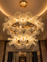 The Zorvella Orchid Chandelier — Luxury Crystal Floral Ring Pendant Light