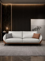 Versace Luxury Leath-Aire Upholstered Sofa in White for a Stylish Look