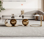 Roxy Modern Center Table With Metal Base