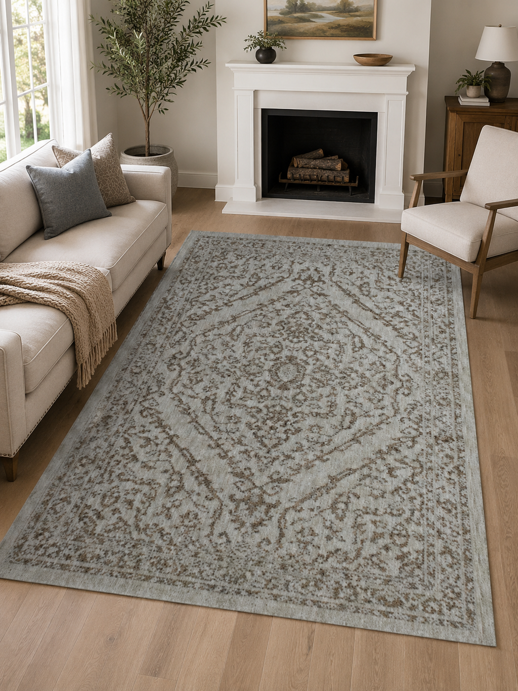 The Elysian Rug — Luxury Vintage Polyester Rug